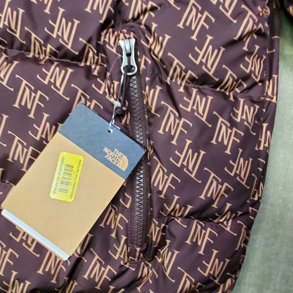 The North Face Womens Hydrenalite Hooded Puffer Jacket NF0A5GGG Brown Large NWT - Picture 11 of 16